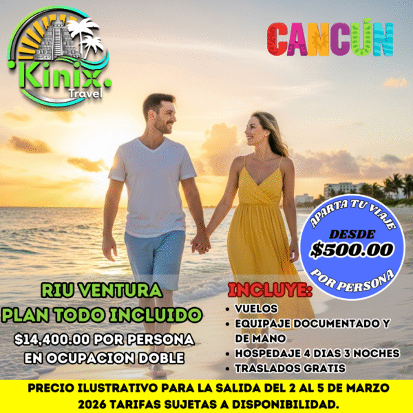 Cancún te Espera con Salidas Directas desde Querétaro